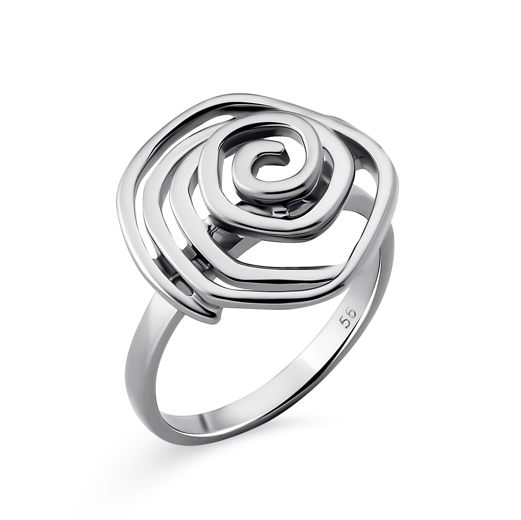 Orphelia Womens 925 Sterling Silver Ring - Zr-7500 - Size N