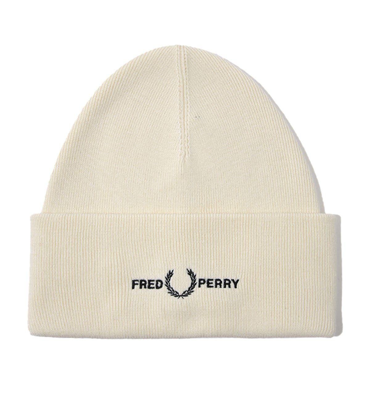 Fred Perry Classic Logo Vit Ecru Mössa