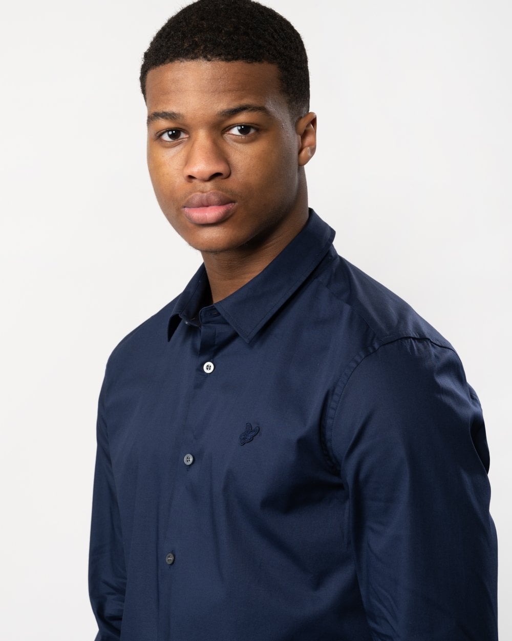 Lyle & Scott Herr Long Sleeve Slim Poplin Skjorta – bild 2