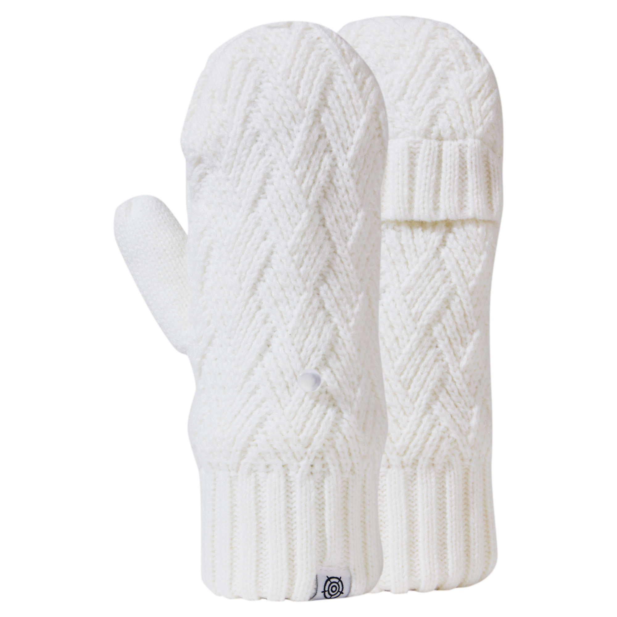 TOG24 Unisex Britton Lined Mittens Off White - One Size