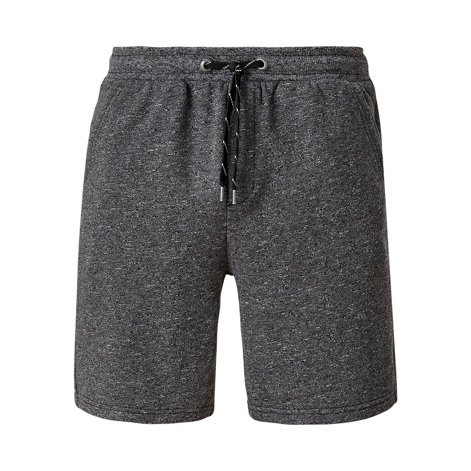 s.Oliver Mens Cotton Jersey Sweat Shorts - Charcoal - Size Small