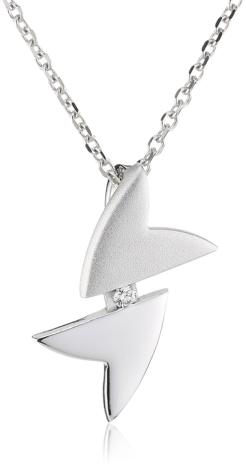 Orphelia Damen-Kette aus 925er Sterlingsilber mit Anhänger – Silber ZH-4639