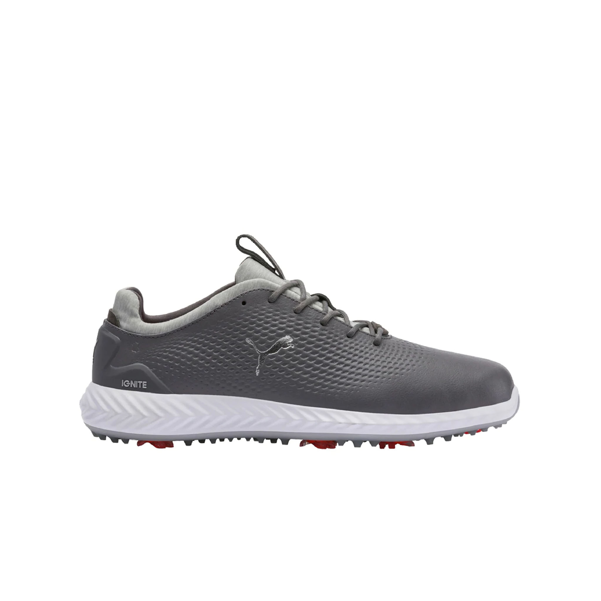 Power Adapt 2.0 Golf Lace-Up Grå Smooth Leather Herrskor 190581 03