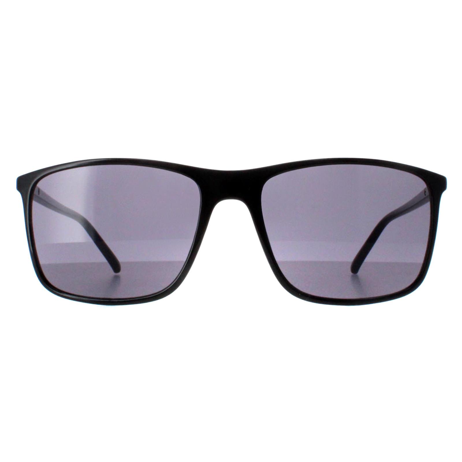 Calvin Klein Rectangle Mens Shiny Black Grey CK22558S - One Size