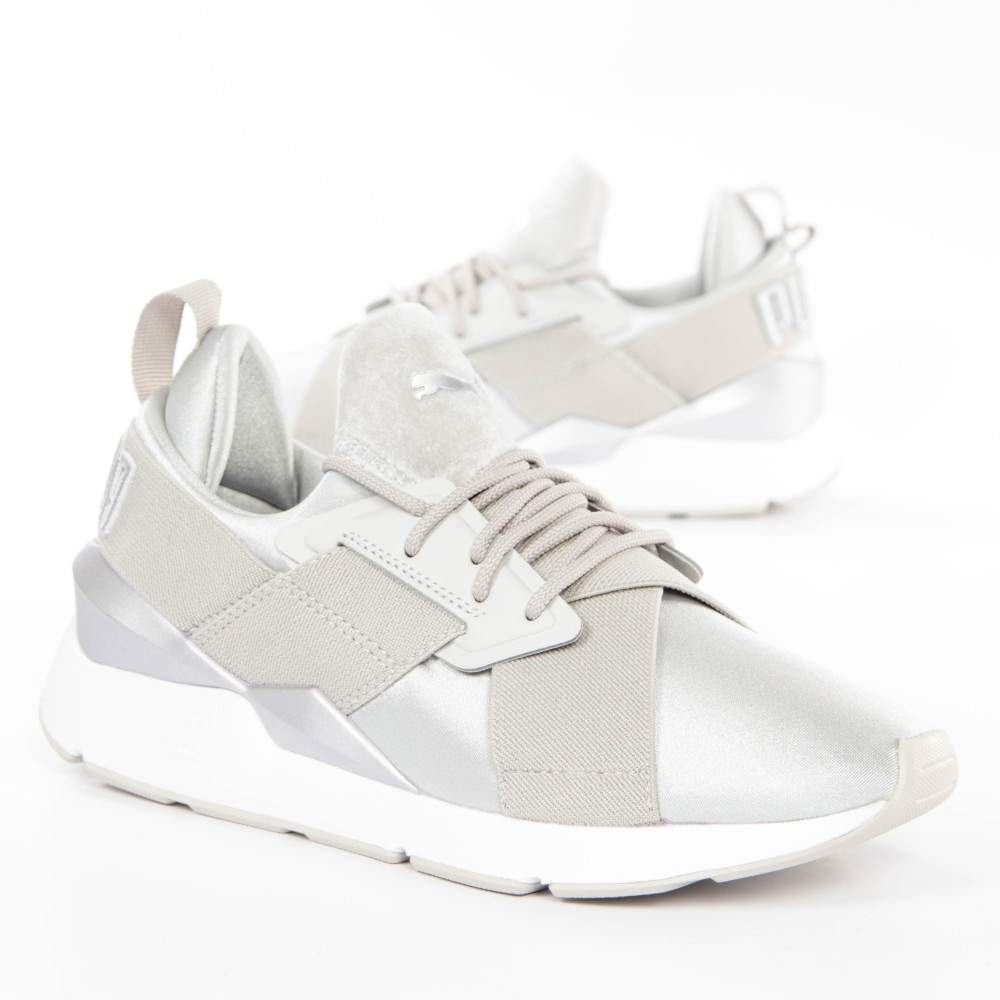 Puma Sneakers WN MUSE SATIN II.GRAY dam – bild 6