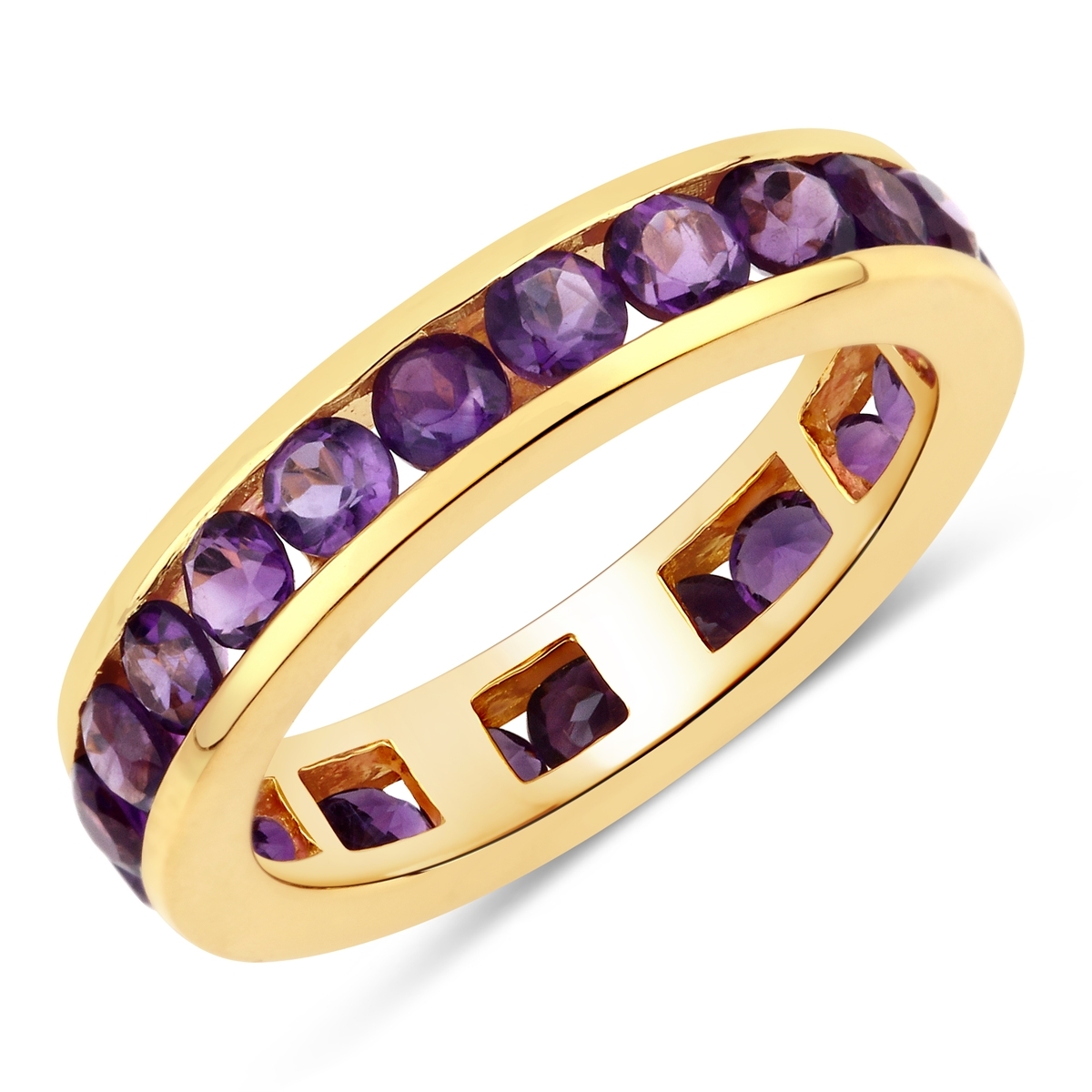Rafaela Donata Womens Khushi Female Sterling Silver Ring - Gold - Size S