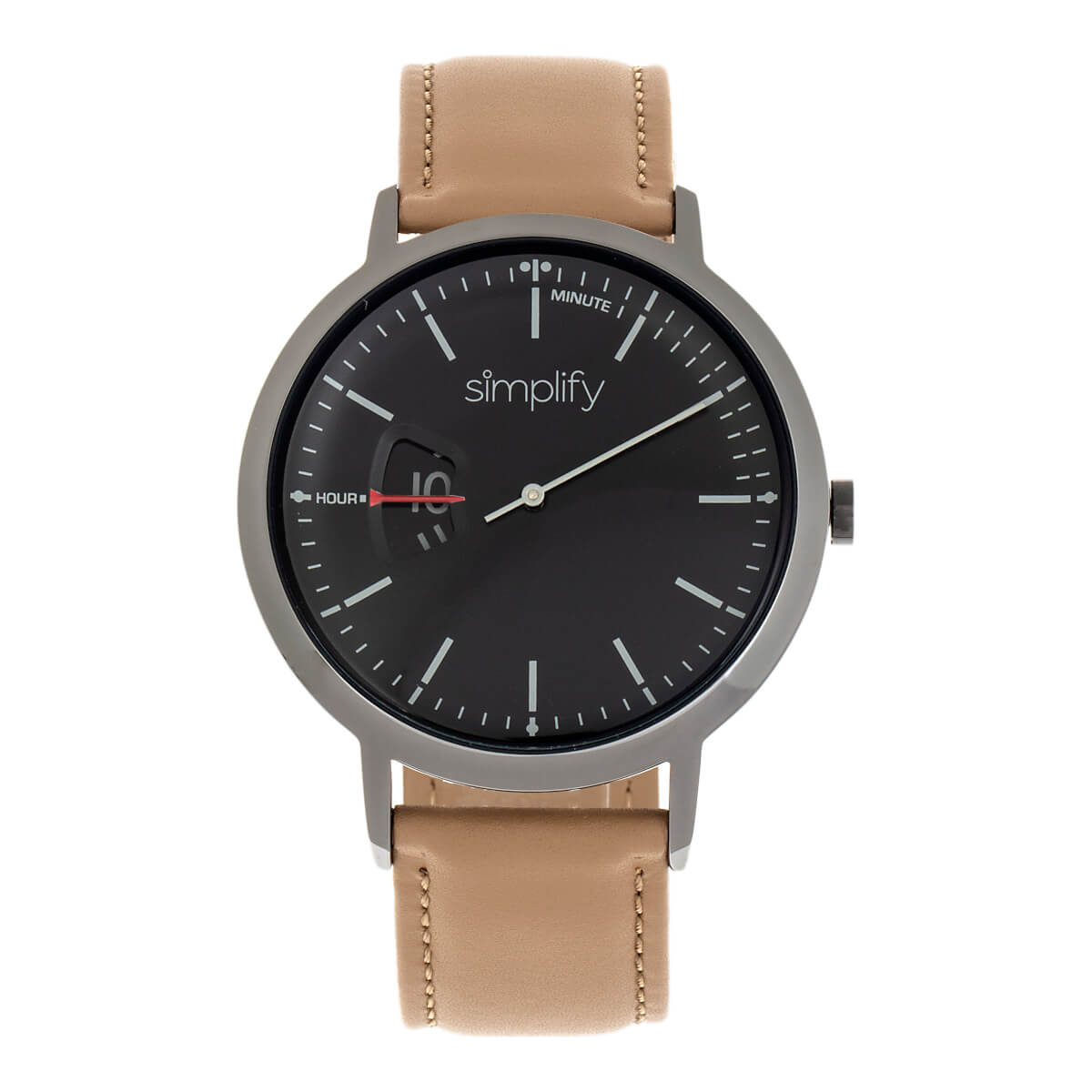 Thumbnail - Simplifier la montre à bracelet en cuir 6500