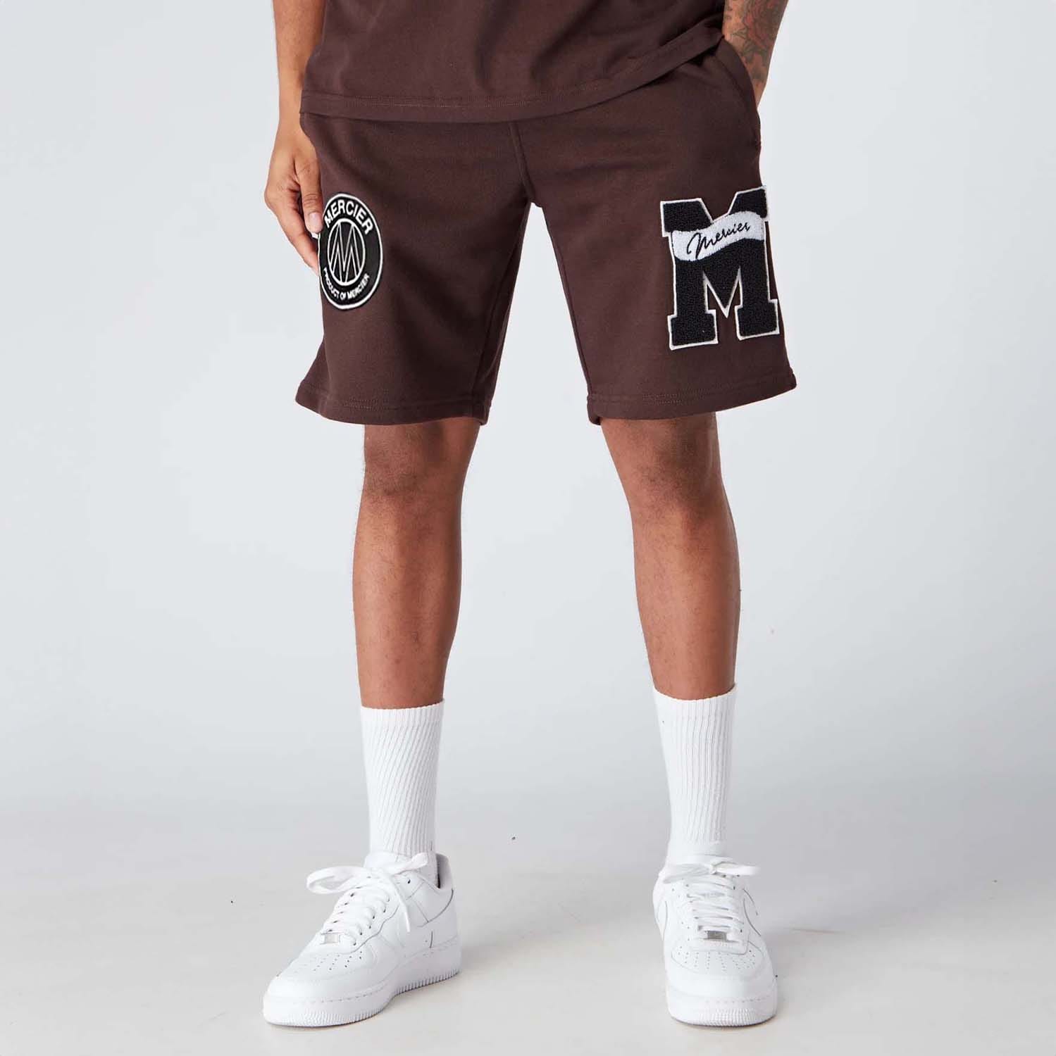 Mercier Mens Academy Shorts in Brown Cotton - Size X-Large