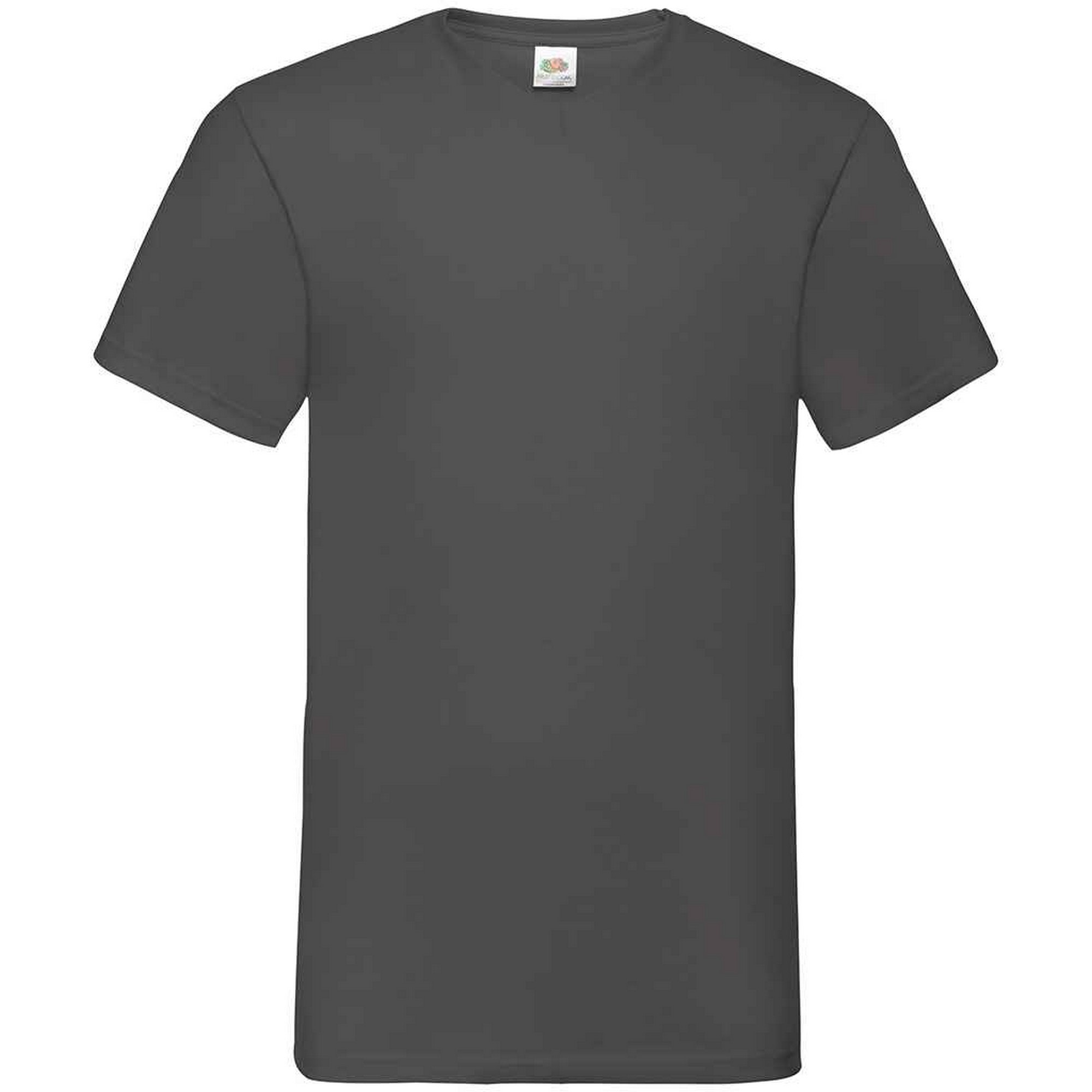 Thumbnail - Fruit of the Loom - "Value" T-Shirt V-Ausschnitt für Herren (Hellgrau)