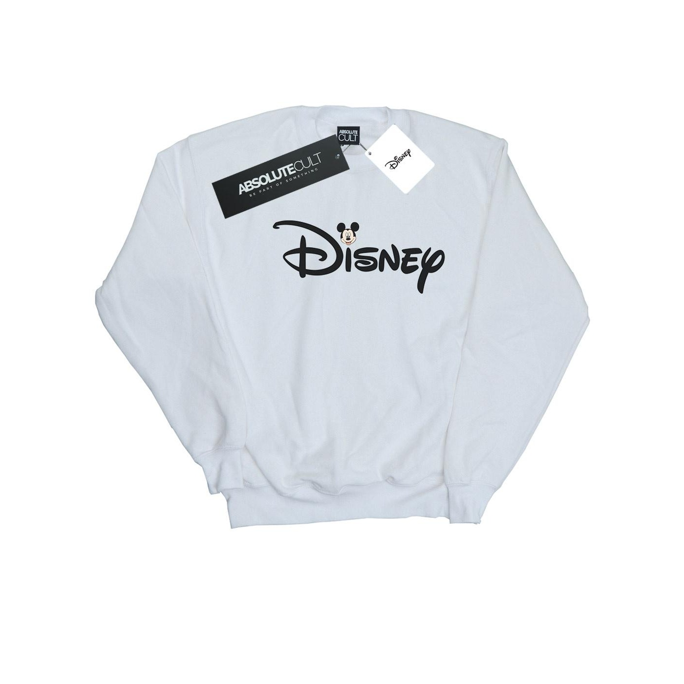 Thumbnail - Disney - "Mickey Mouse Logo Head" Sweatshirt für Damen (Weiß)