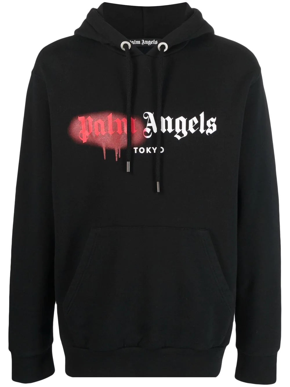 Thumbnail - Palm Angels Red Tokyo Sprayed Hoodie Schwarz