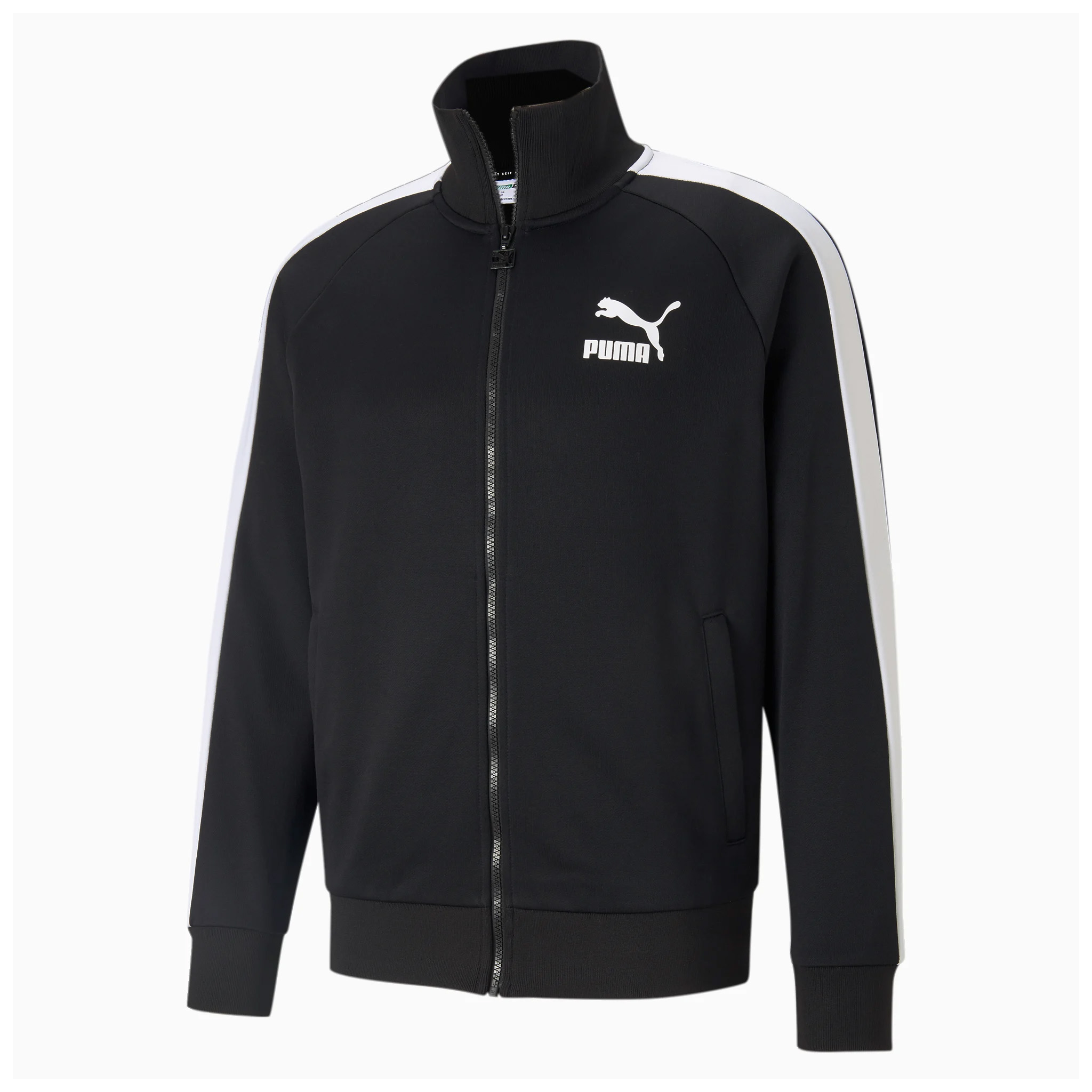 Thumbnail - Puma ikonische T7 -Männerschwarze Trackjacke