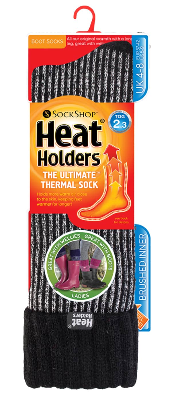 Heat Holders Ribbade termostrumpor för damer – bild 2