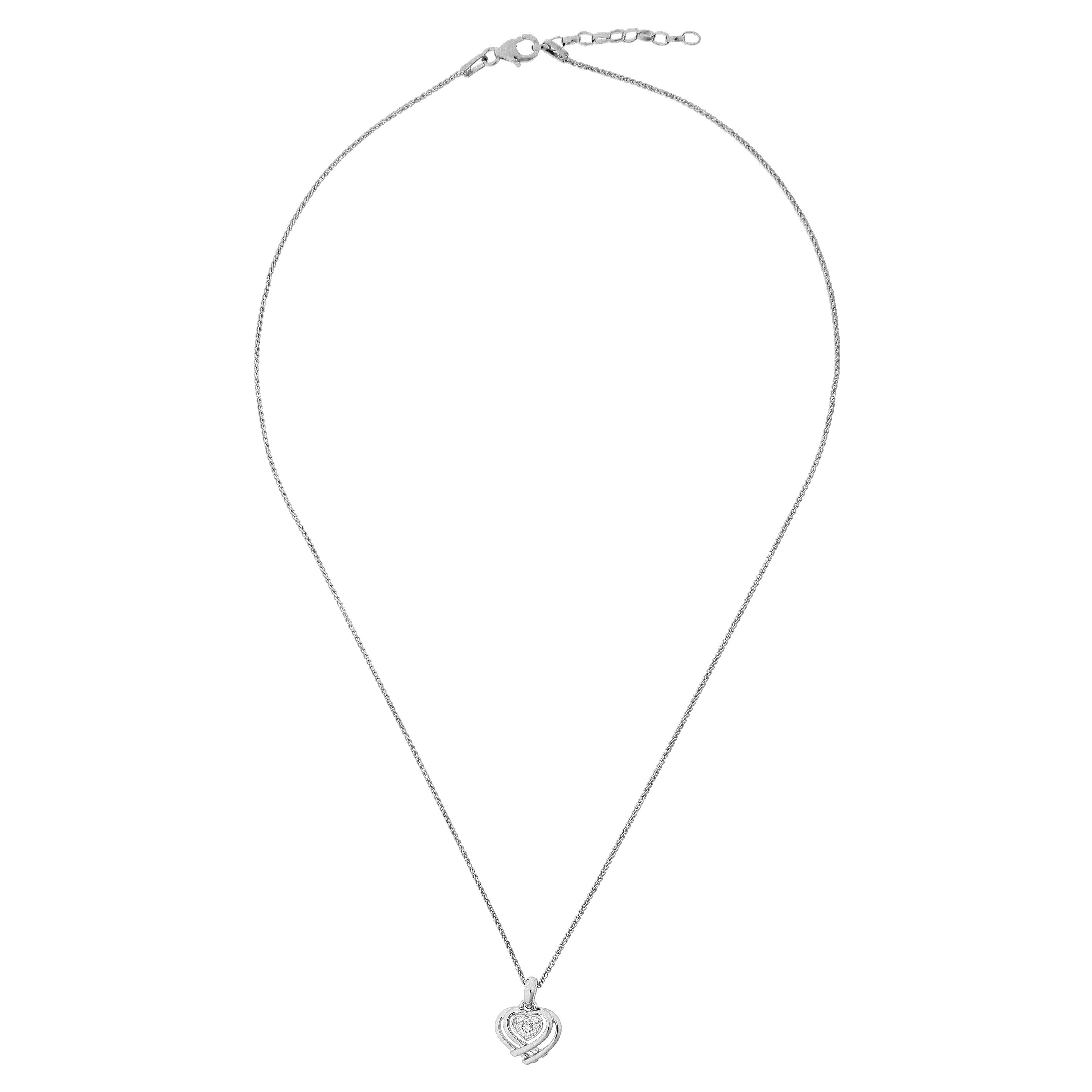 Thumbnail - Orphelia 'Anni' Damenkette aus 925 Sterling Silber mit Anhänger - Silber zh-7368