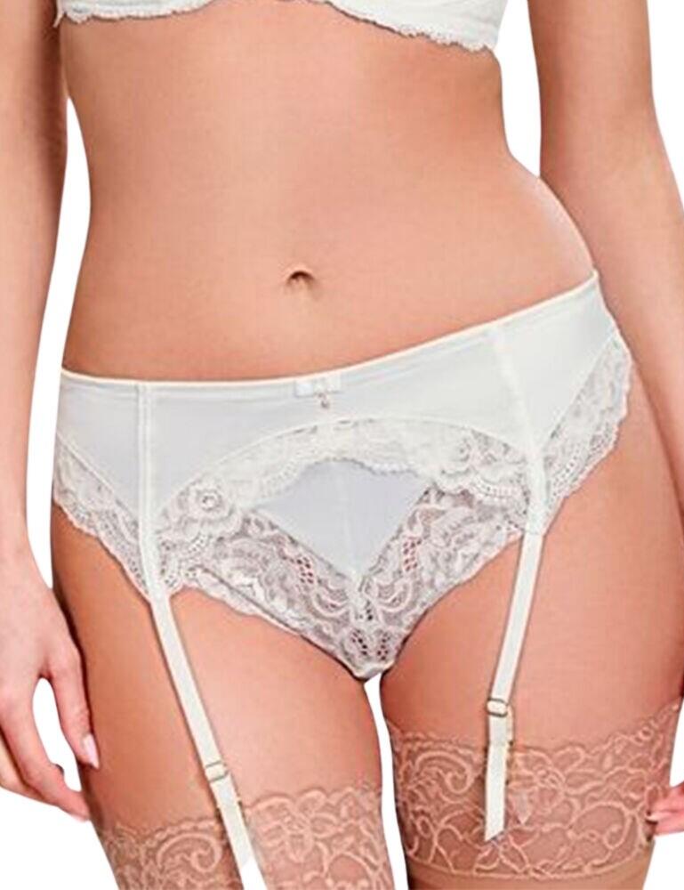 Panache Womens Quinn Suspender Belt – Ivory – Size 2XL