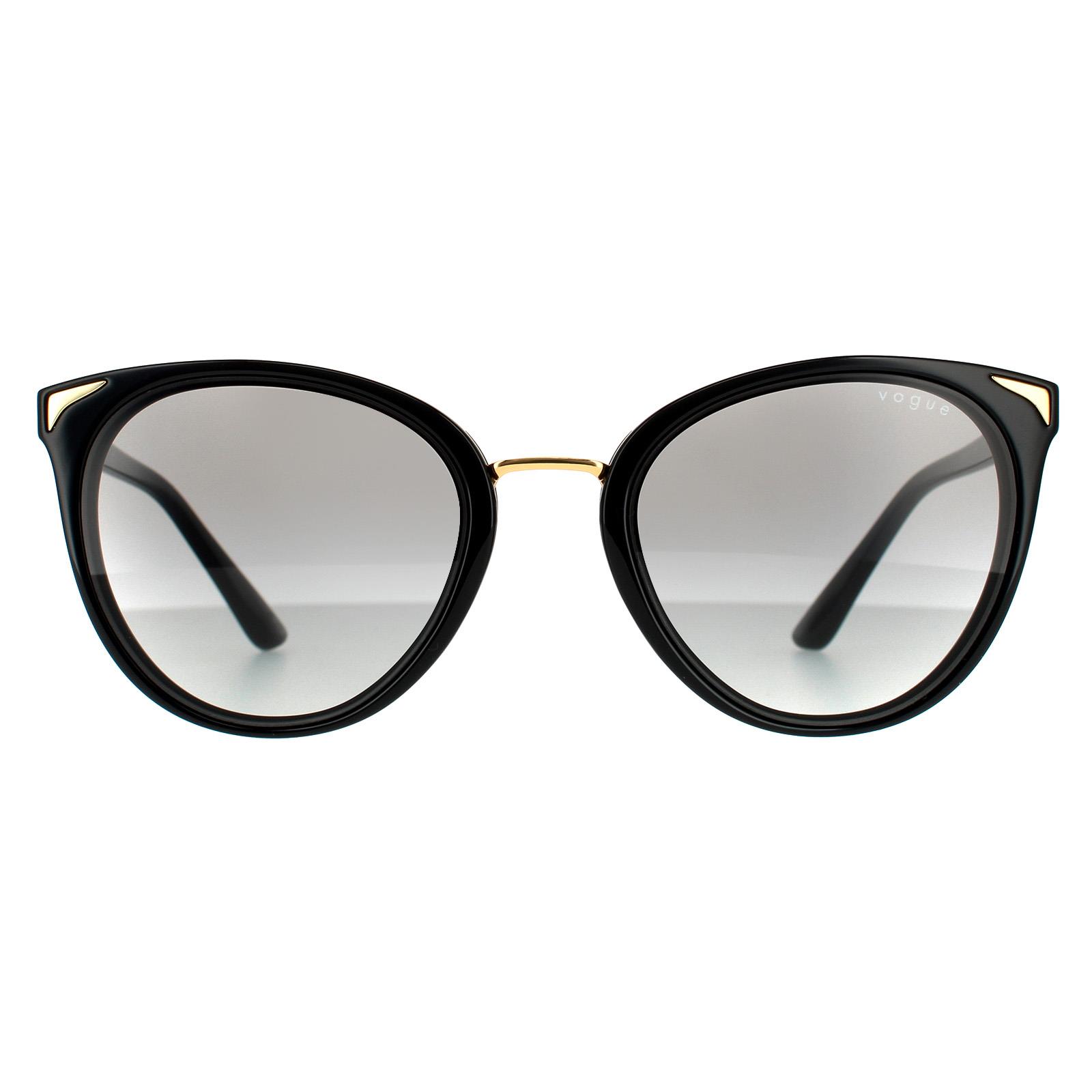 Vogue Cat Eye Damen Sonnenbrille Schwarz Grau Verlauf