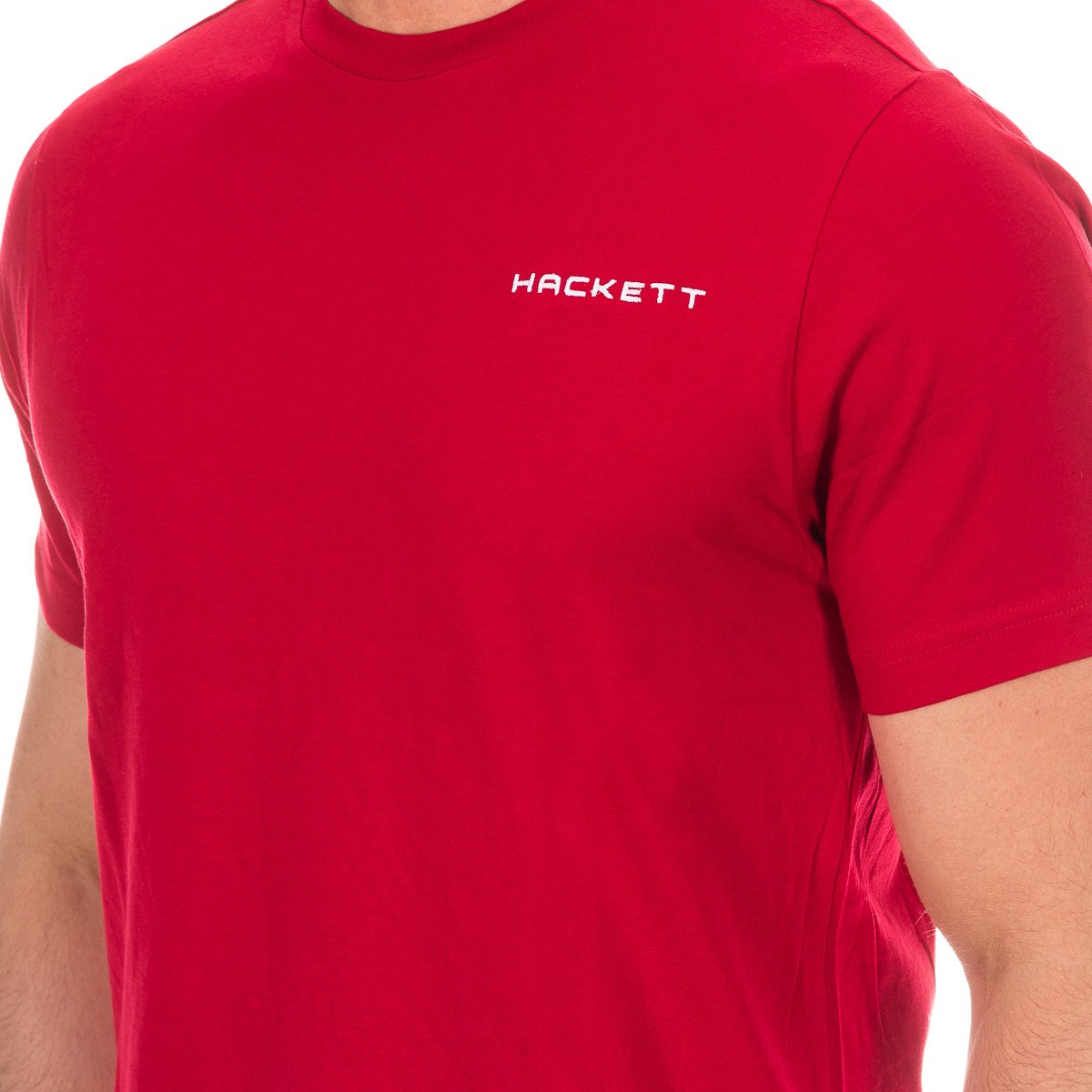 Hackett London HMX2000D kortärmad t-shirt med rund hals för män herr – bild 2