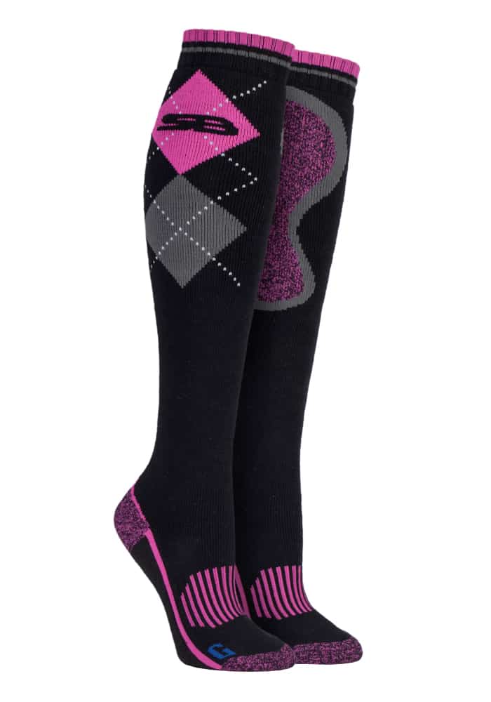Thumbnail - Kniehohe lange Damen-Reitstiefelsocken aus Baumwolle