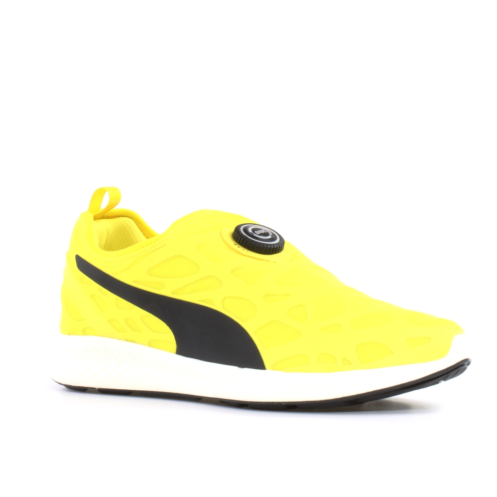 Puma Disc Sleeve Ignite Foam Gul Textil Slip On Träningsskor för herrar 360946 04 – bild 2