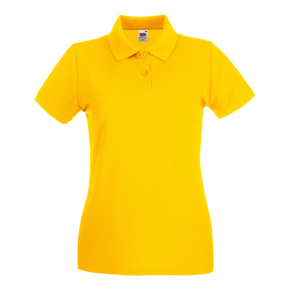 Thumbnail - Fruit Of The Loom Damen Lady-Fit Premium Kurzarm-Poloshirt (Sonnenblume)