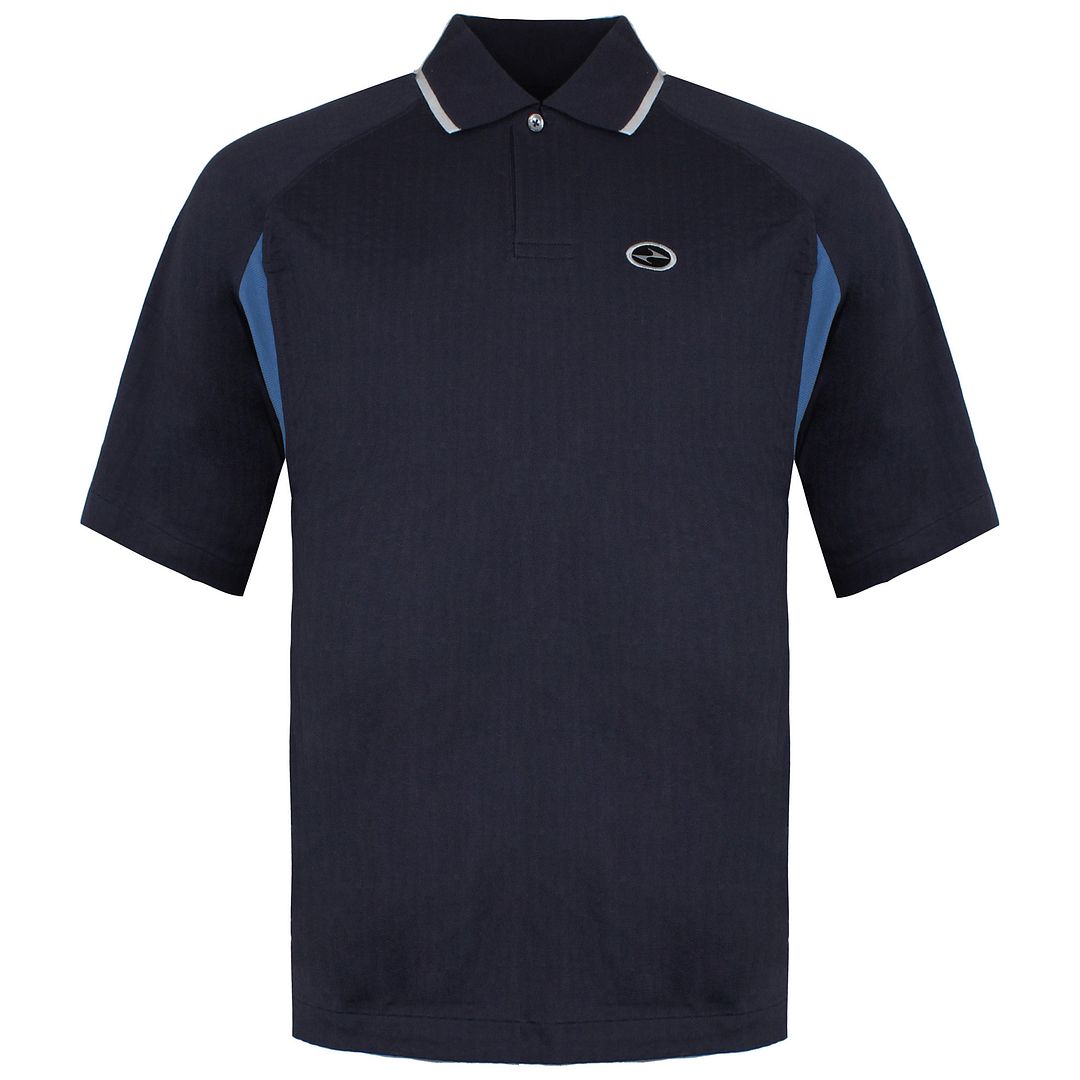 Thumbnail - Nike Swoosh Mens Navy Blue Polo Shirt