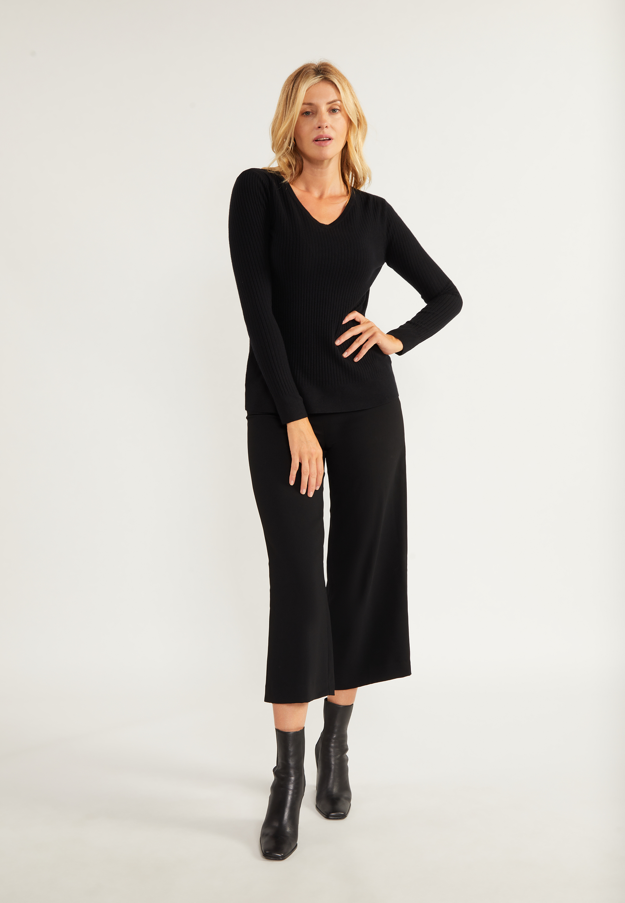 usha BLACK LABEL gebreide trui nowles