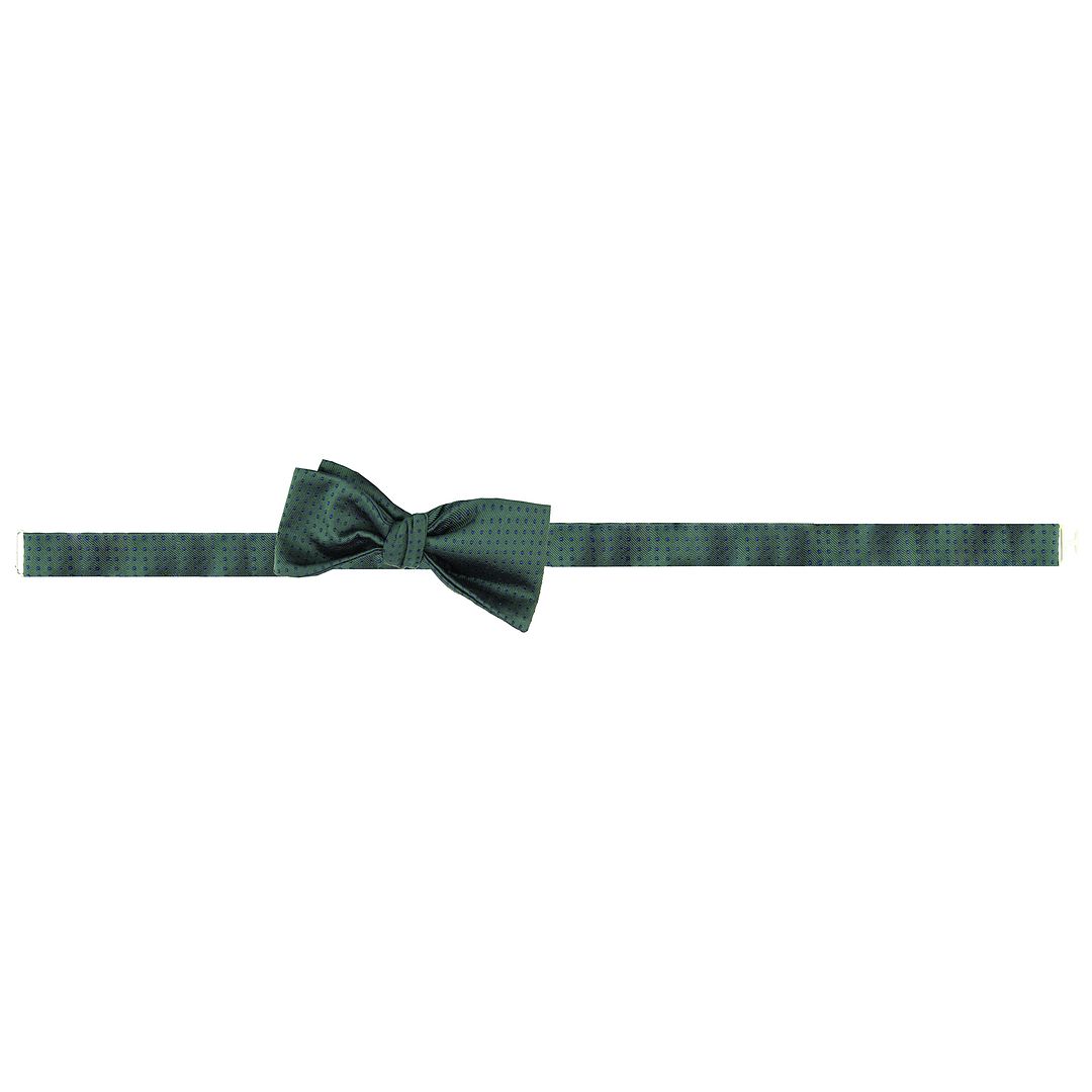 Hackett London Printed Silk mörkgrön fluga för herrar flugor – bild 2