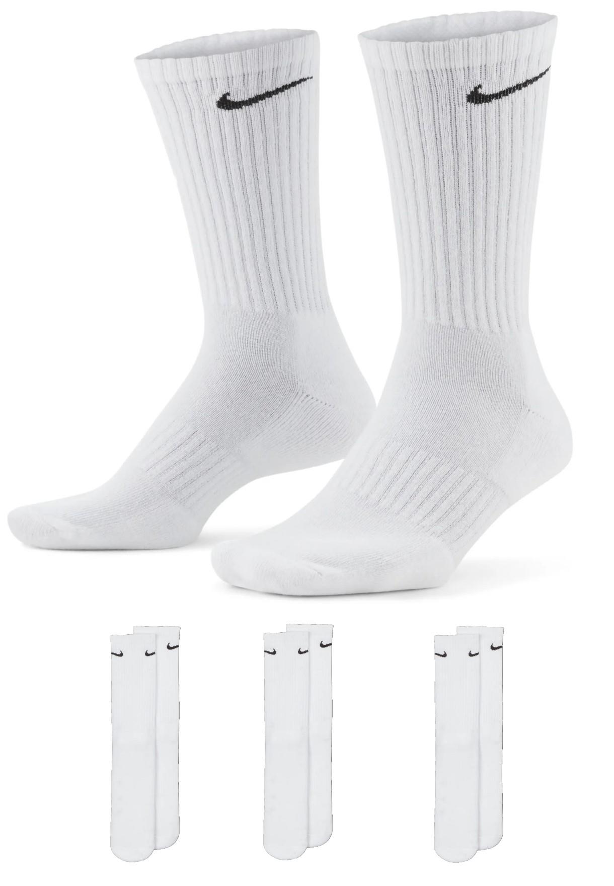 Thumbnail - Nike Everyday Cushion Crew Trainingssocken, 3 Paar in Weiß