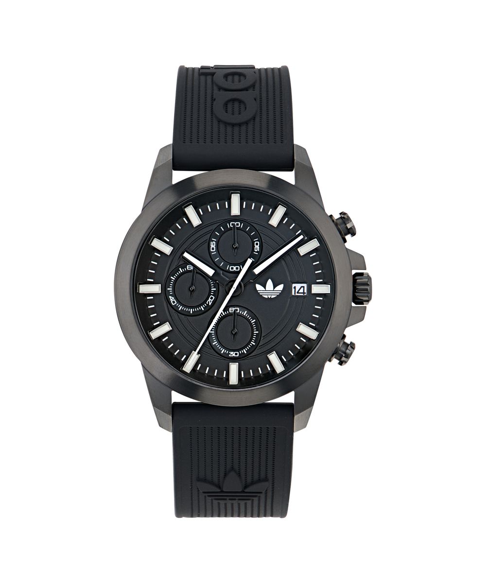Thumbnail - Adidas Originals Expression Two Chrono Unisex Armbanduhr Schwarz AOFH24521