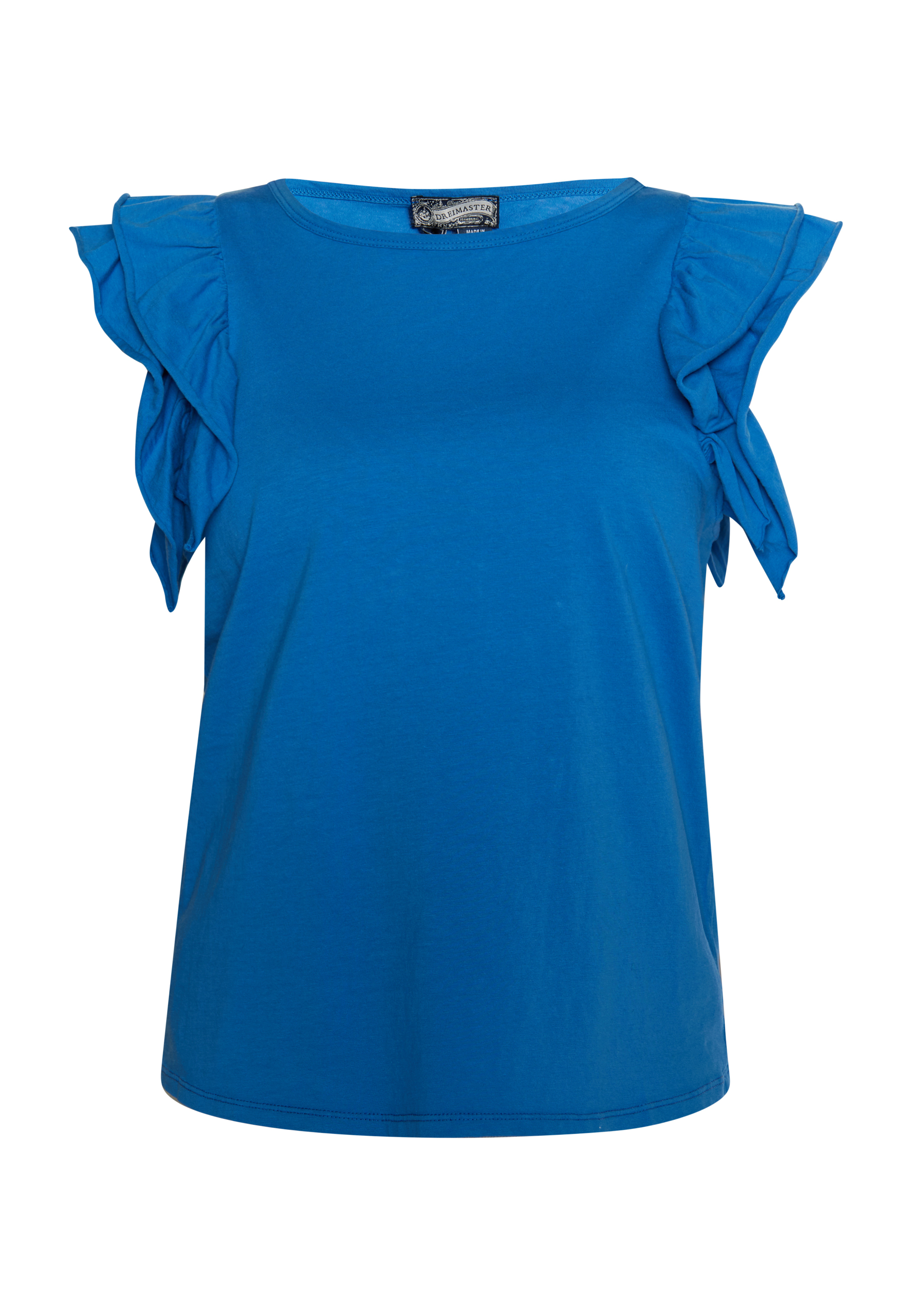 Dreimaster T-shirt Dames blauw