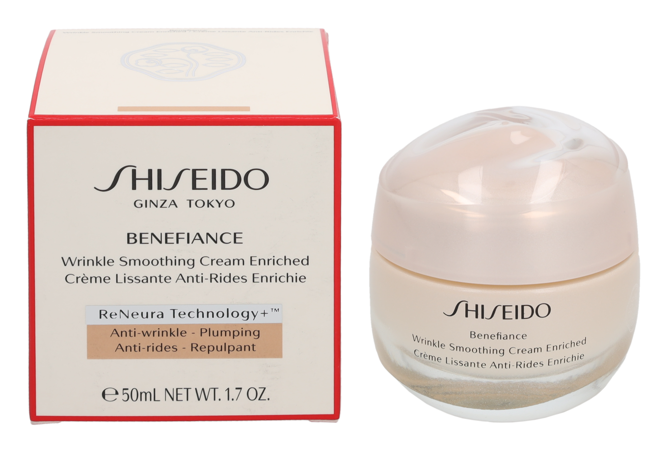Shiseido Benefiance Wrinkle Smoothing Cream Enr. 50Ml.