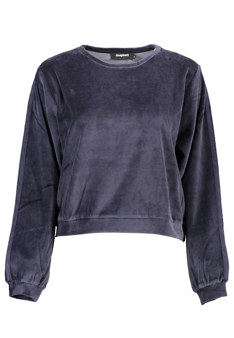 Thumbnail - Desigual Damenbluse aus blauem Baumwollstoff