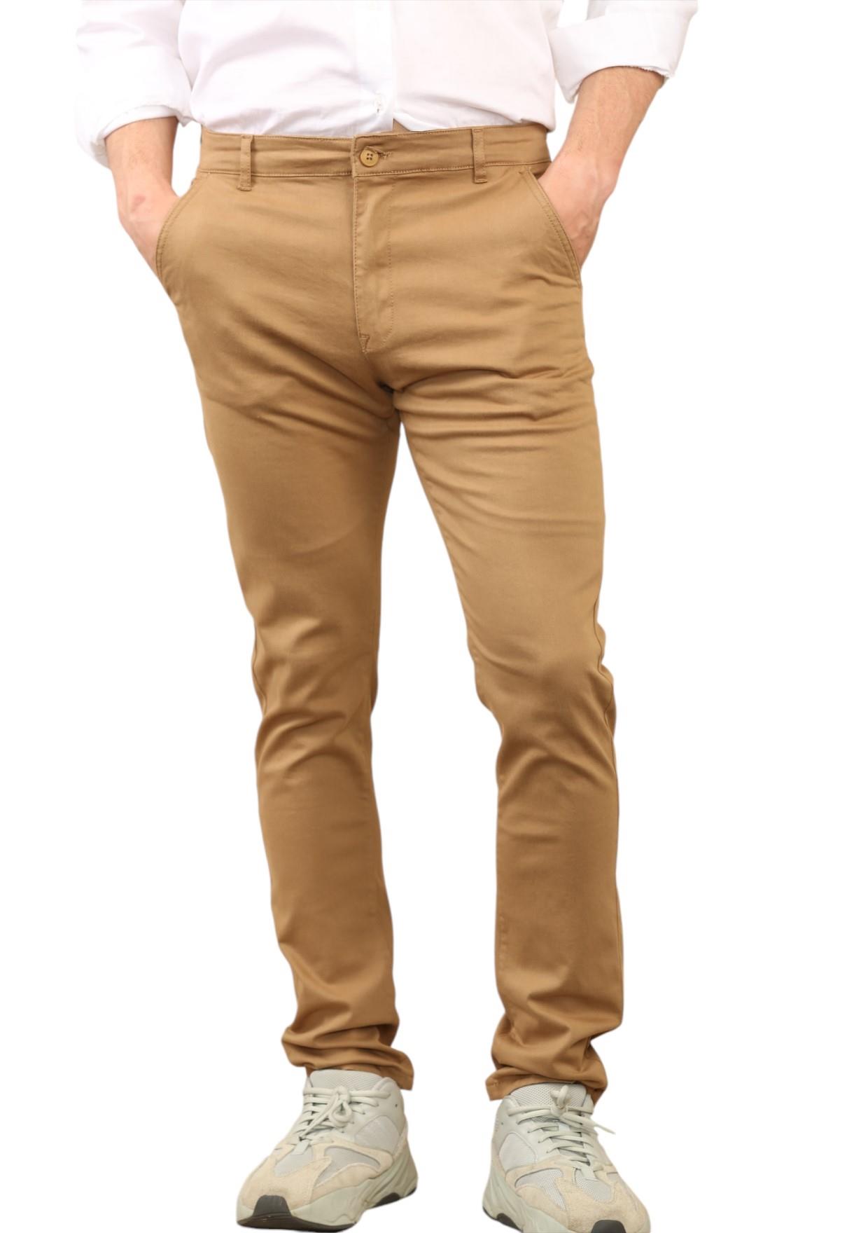 Thumbnail - MYT Herren Slim Fit Chinos in Tan
