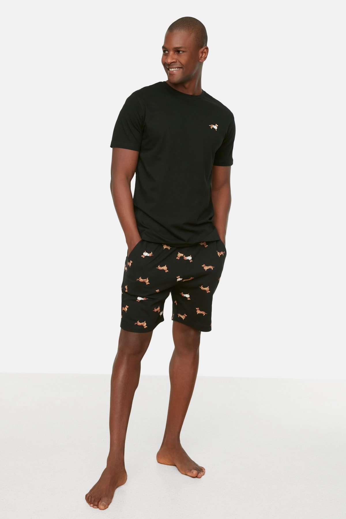 Herrar Crew Neck Pyjamas Set