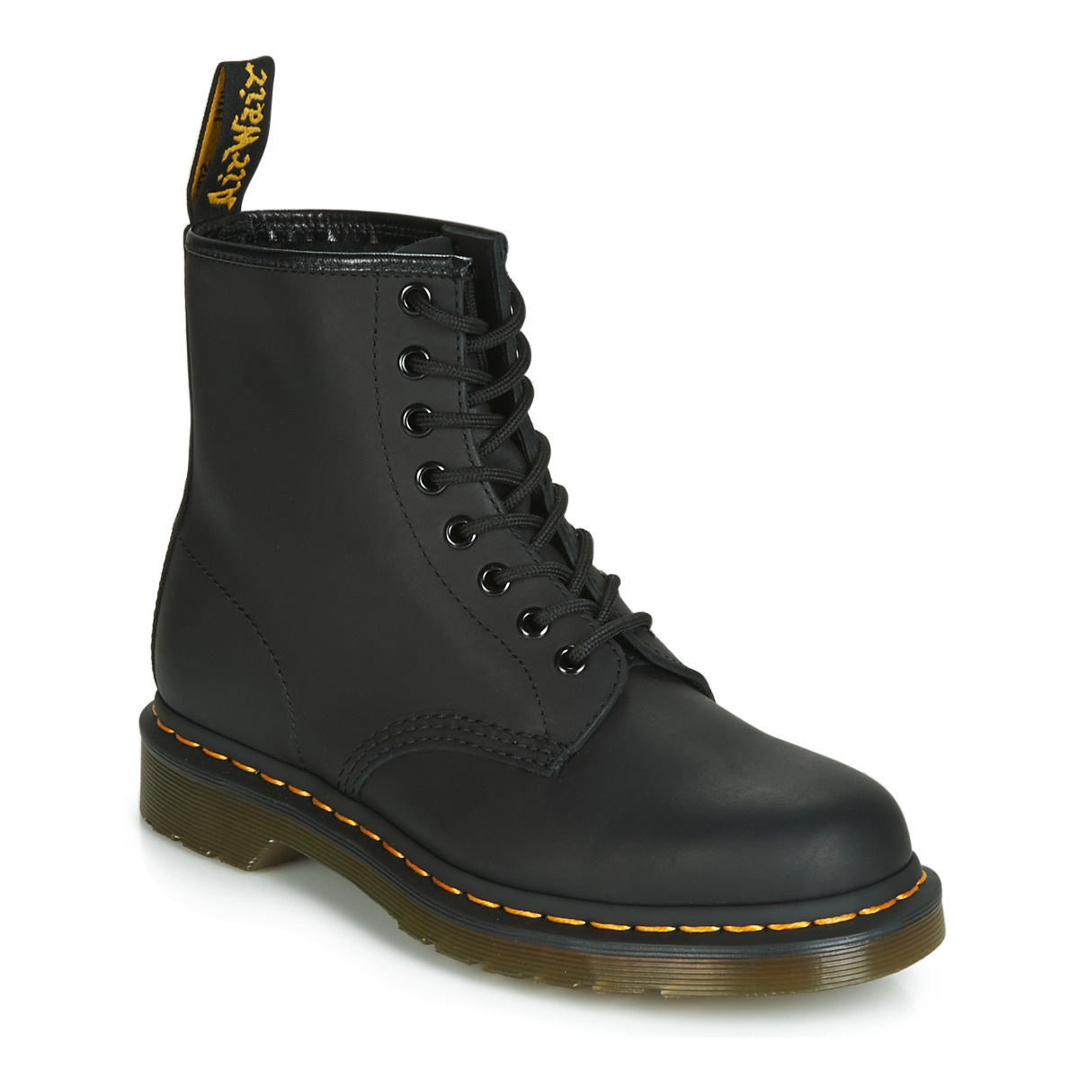 Dr Martens 1460 Greasy Black Boots kängor dam – bild 2