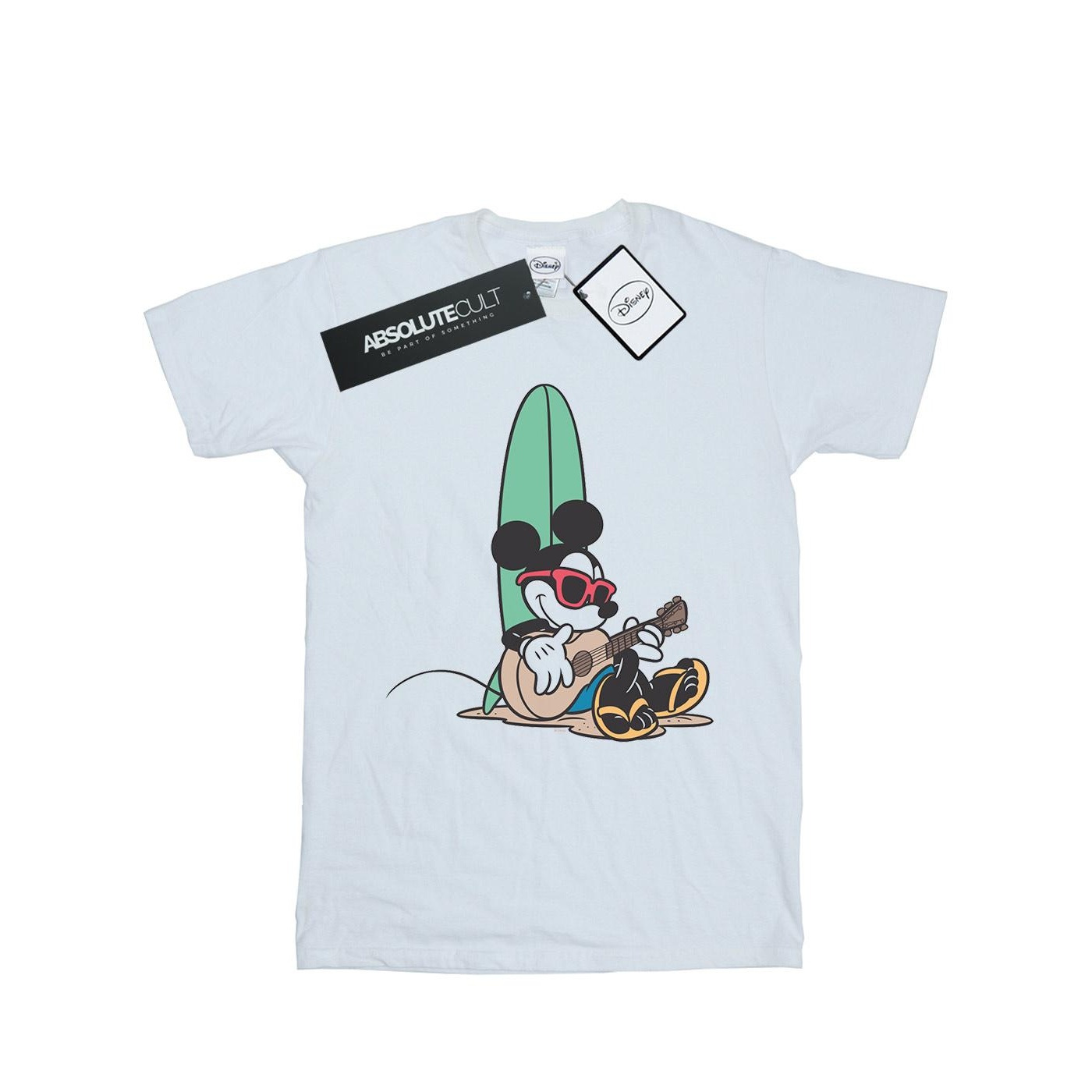Thumbnail - Disney - "Surf And Chill" T-Shirt für Herren (Weiß)