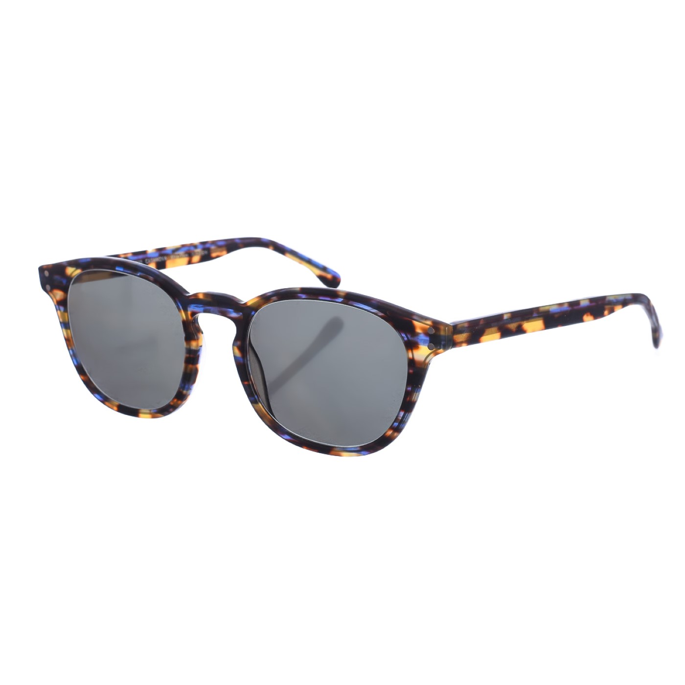 Zen Z474 Unisex Square Shape Acetate Sunglasses - Black - One Size