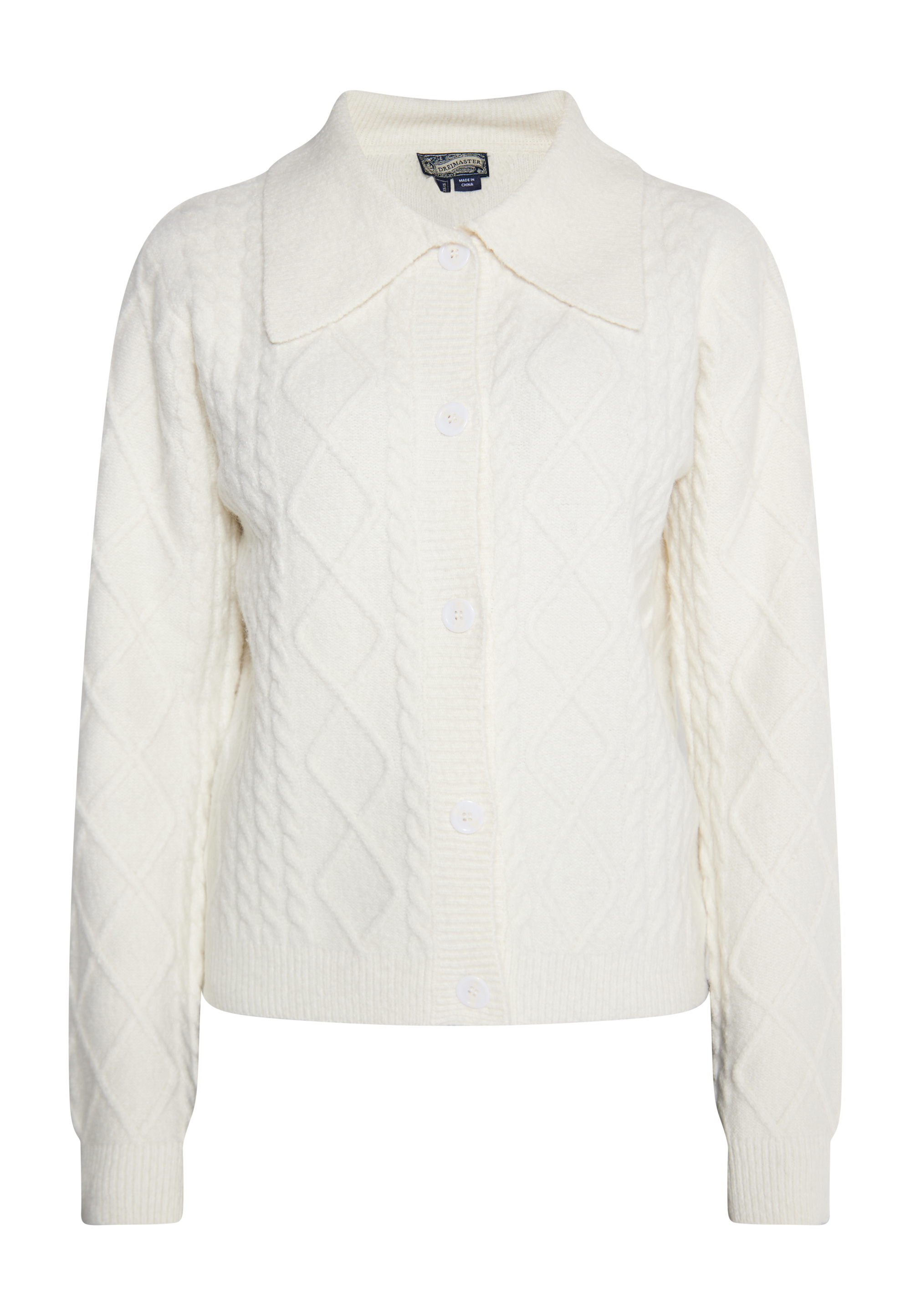 Dreimaster Vest Dames wolwit