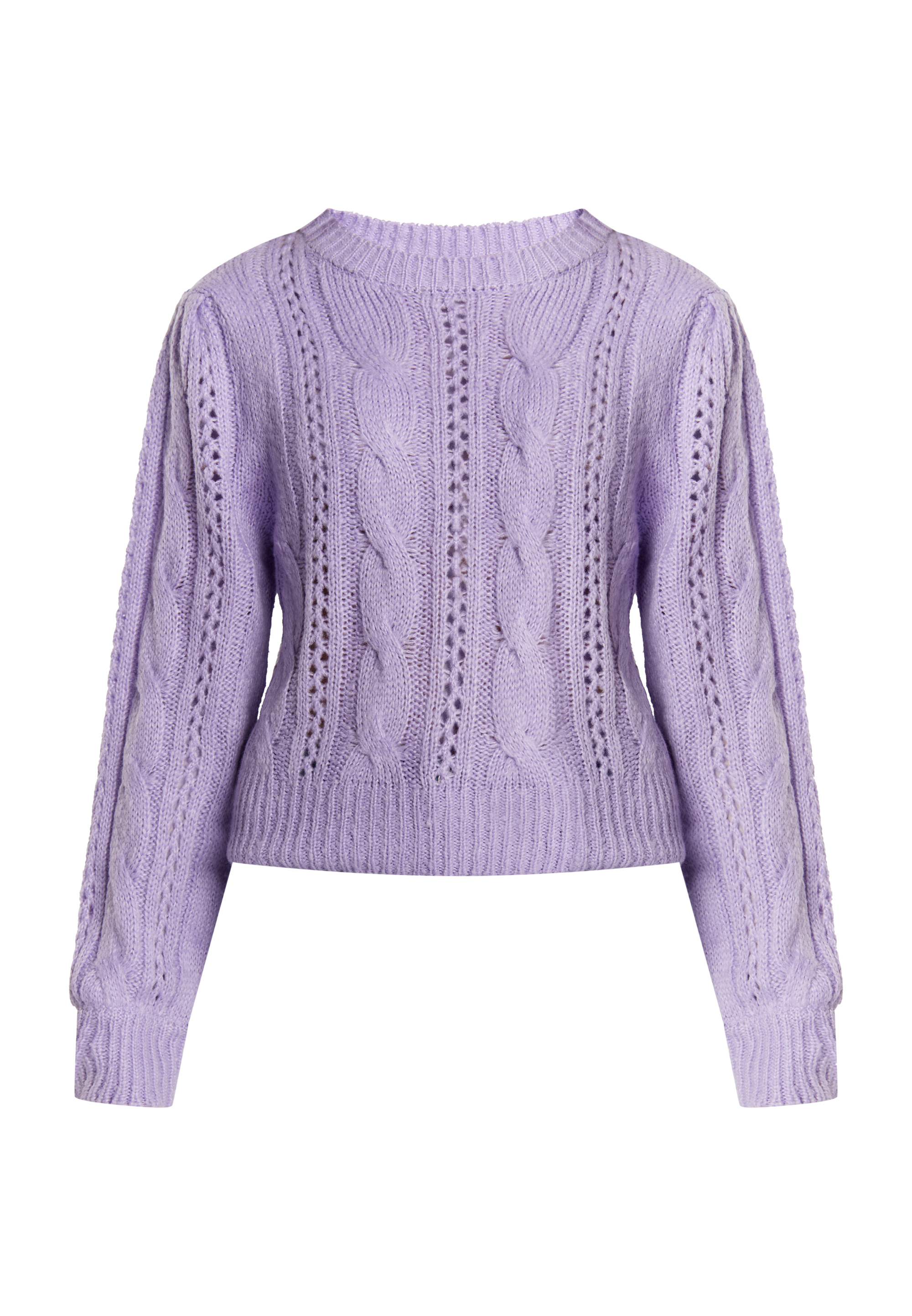 Thumbnail - Mymo Strickpullover Damen violett