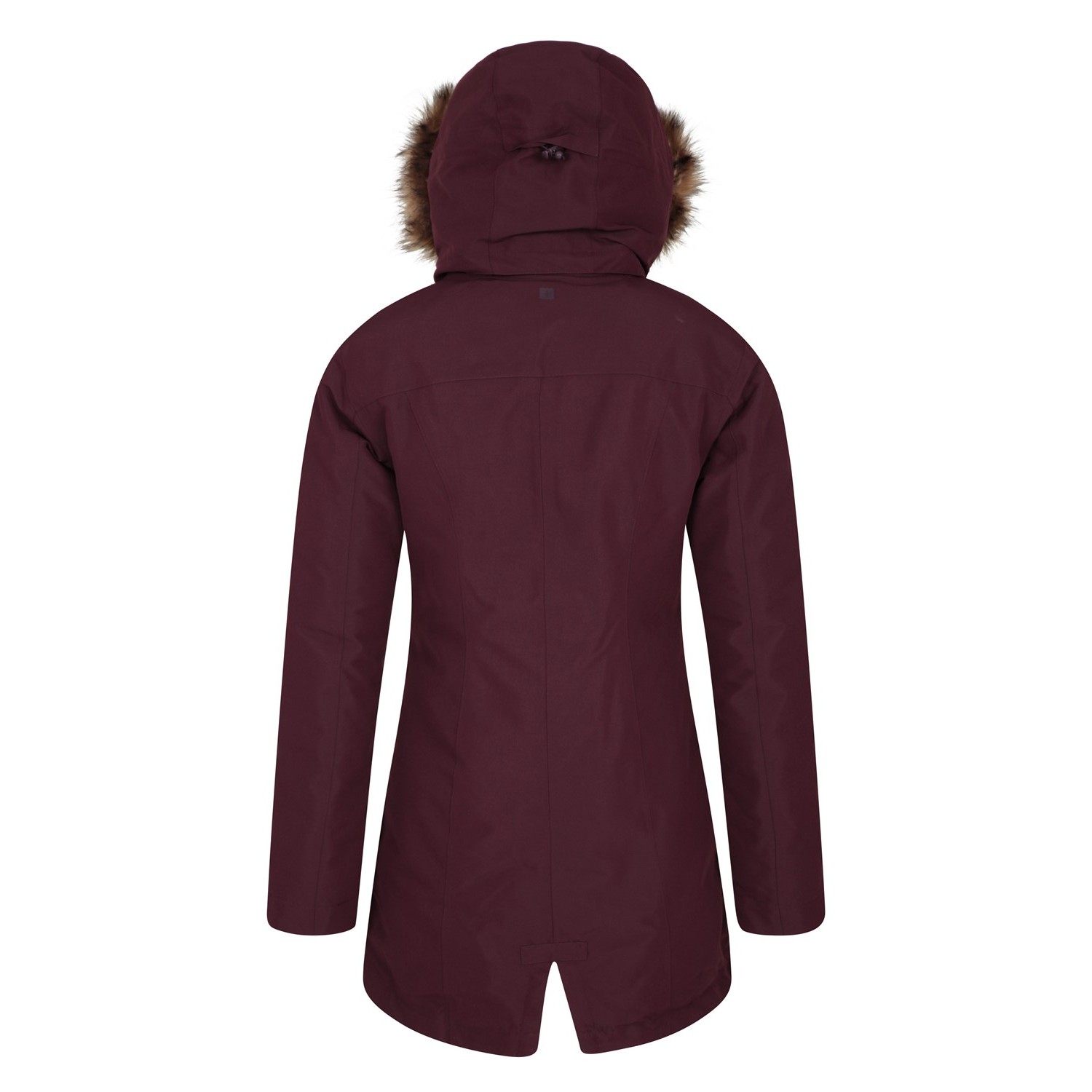 Mountain Warehou Tarka II lång jacka för damer/kvinnor (vinröd) – bild 2