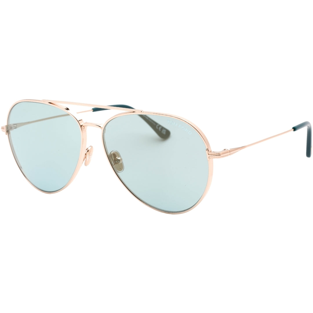 Tom Ford Ft0996 28X Shiny Rose Gold Sunglasses solglasögon herr – bild 2