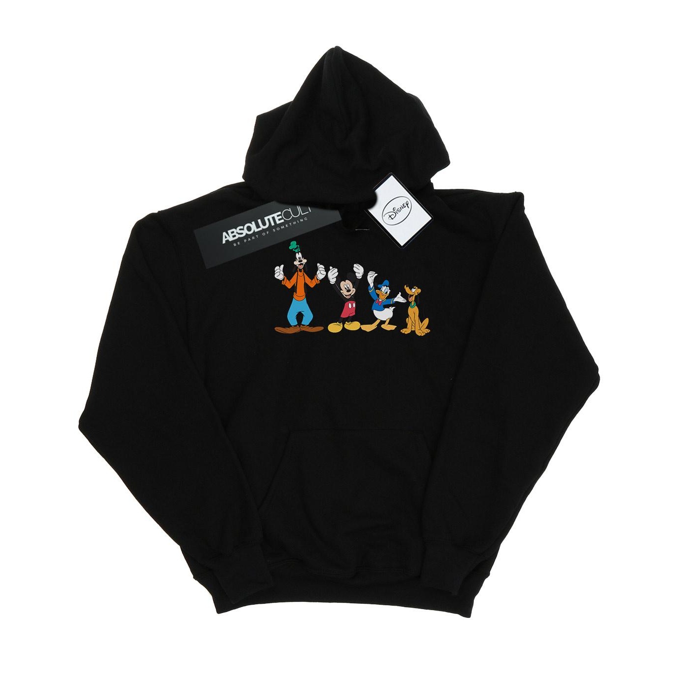 Thumbnail - Disney Herren Mickey Mouse Friends Hoodie (Schwarz)