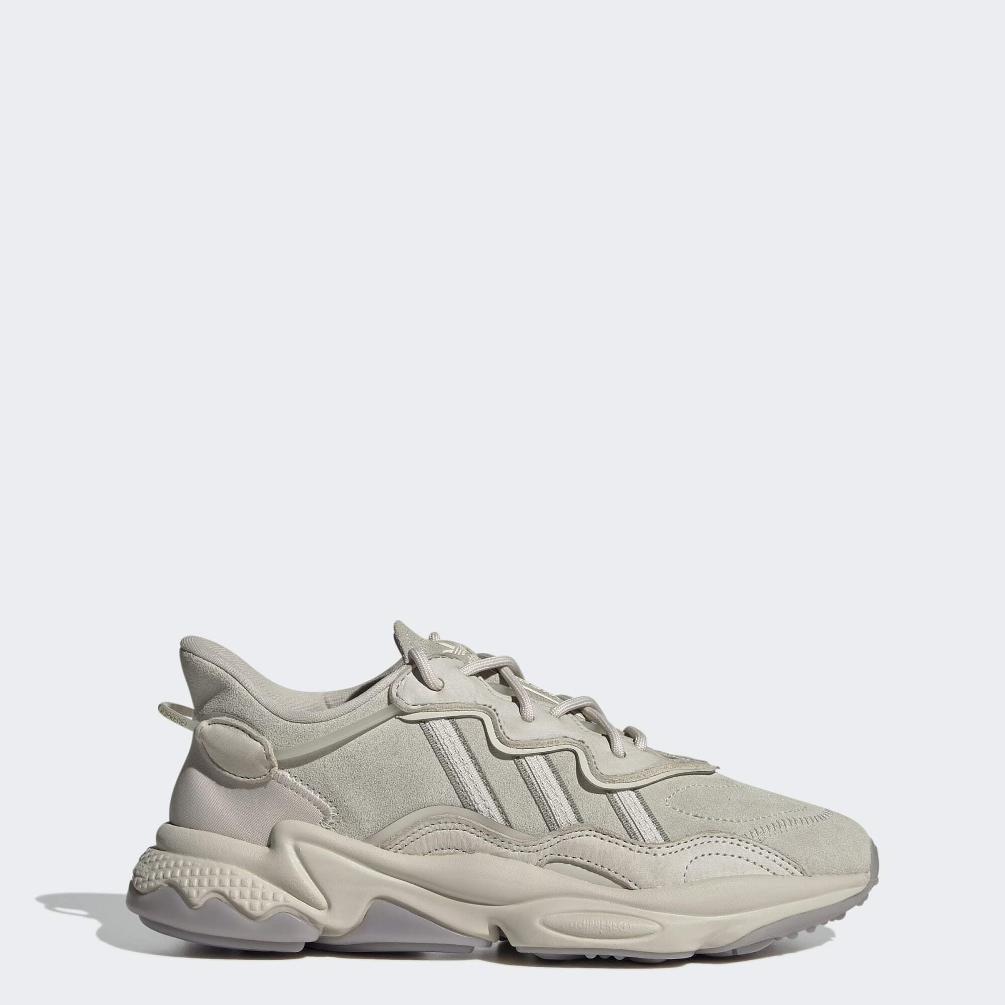 ADIDAS Originals Mens OZWEEGO Shoes - Taupe Leather - Size UK 3.5