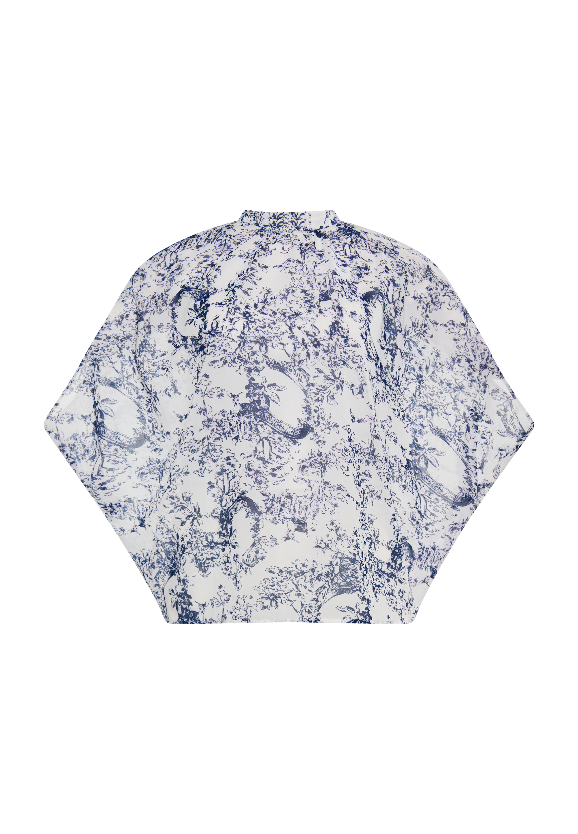 Thumbnail - Dreimaster Bluse Damen marine weiss