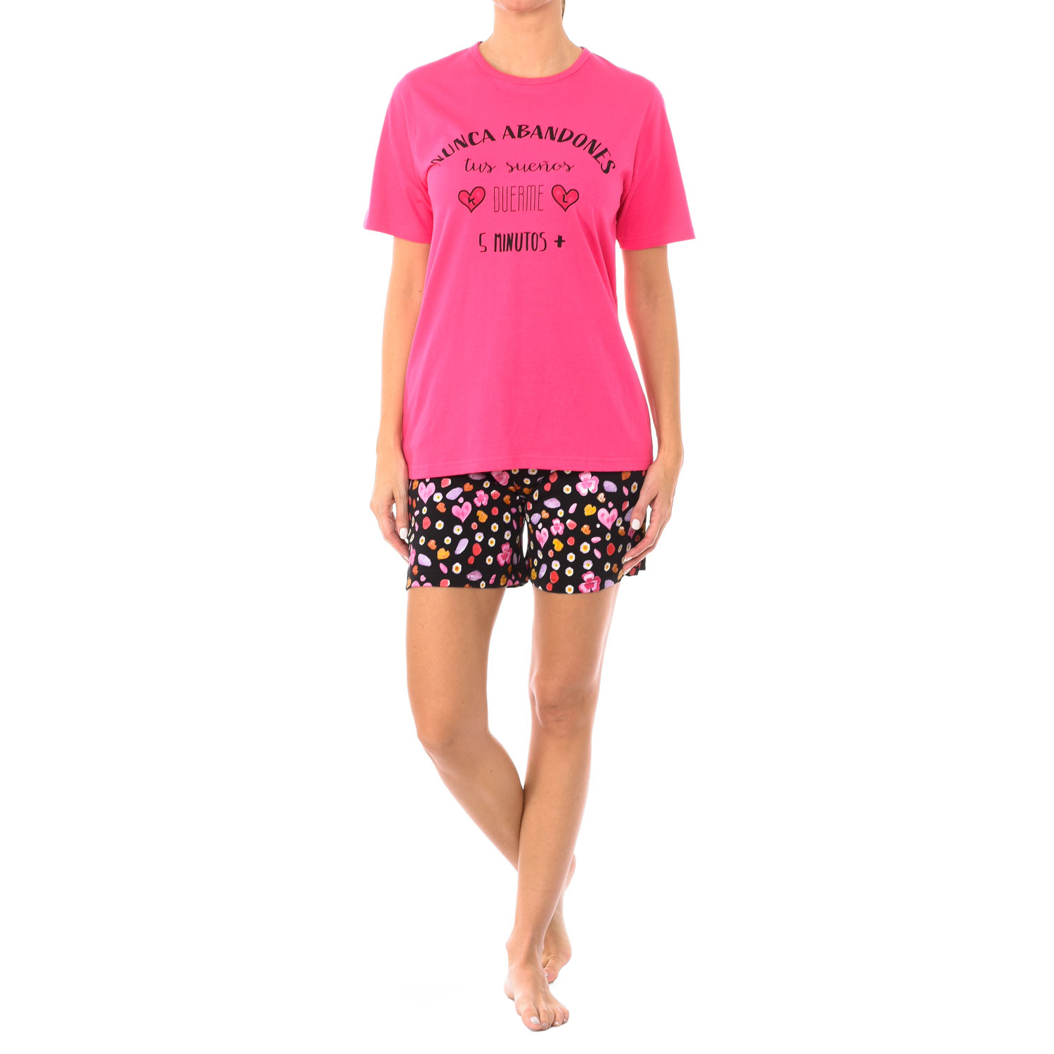 Thumbnail - Damen Kurzarm Sommerpyjama KL40000