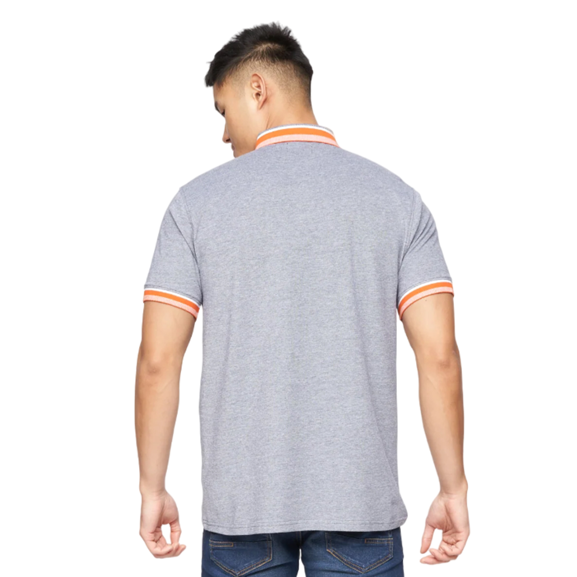 Crosshatch Mens Cratmoore Polo Shirt (Mörkgrå Marl) pikéer herr – bild 2