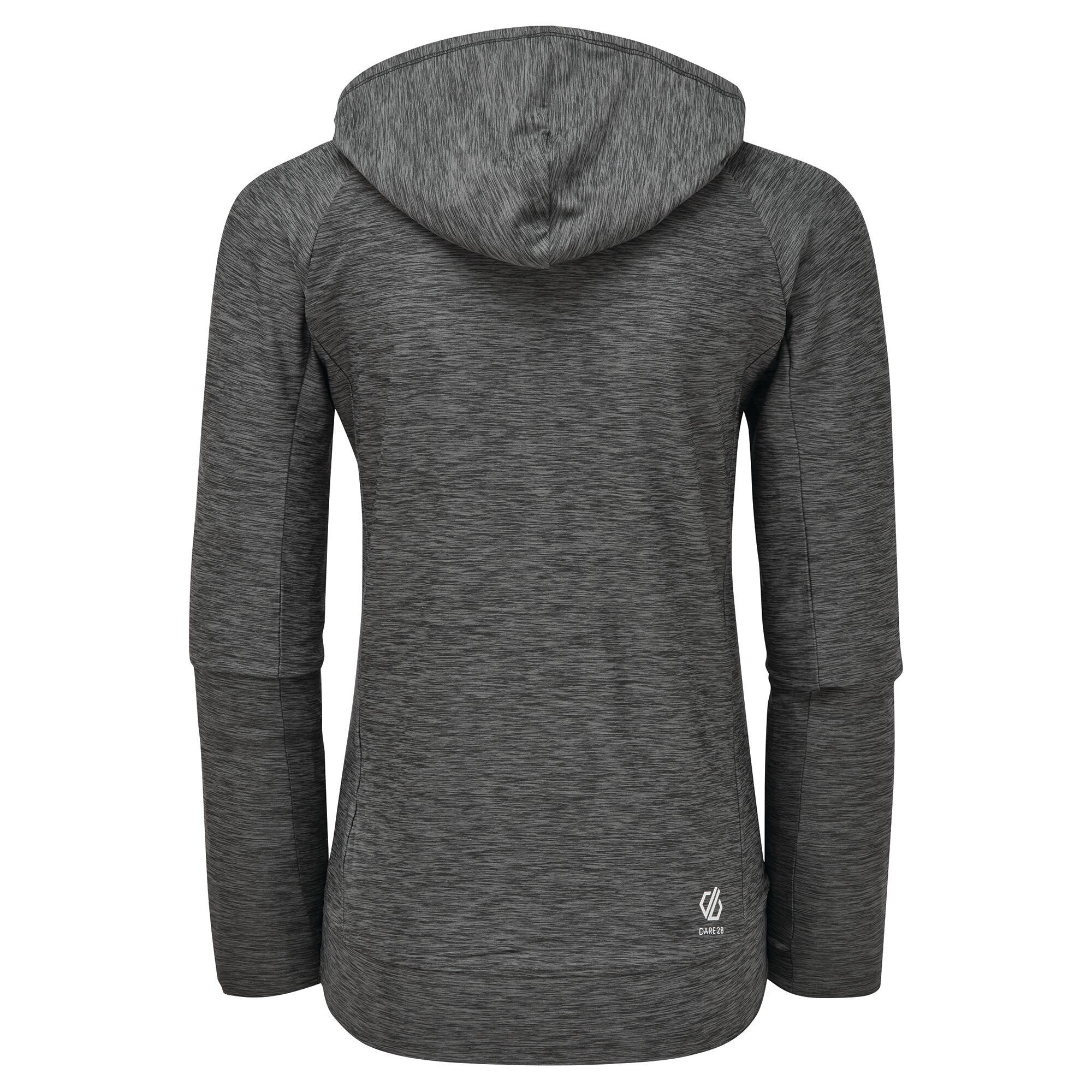 Dare 2b Sprint City Lightweight Hoodie för damer/kvinnor (Ebony Grey) – bild 2