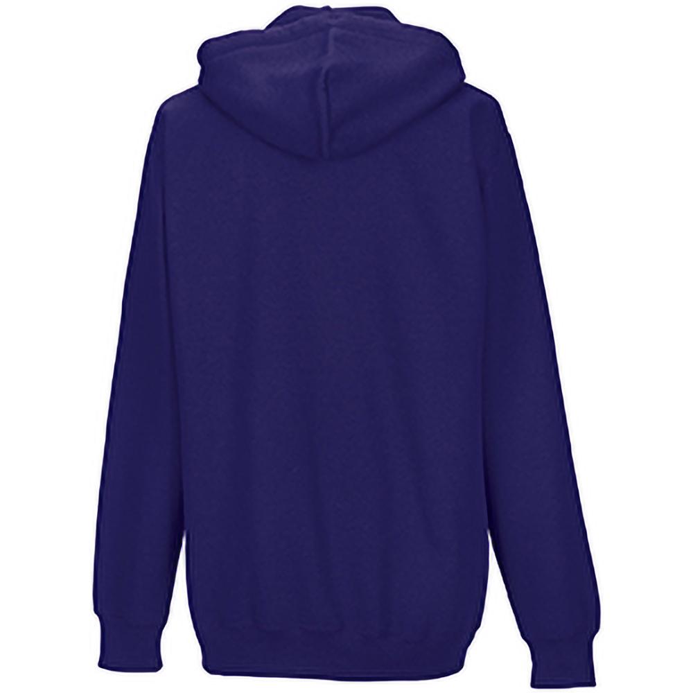 Russell Athletic Russell Färg Mens Hooded Sweatshirt / Hoodie (Lila) herr – bild 2