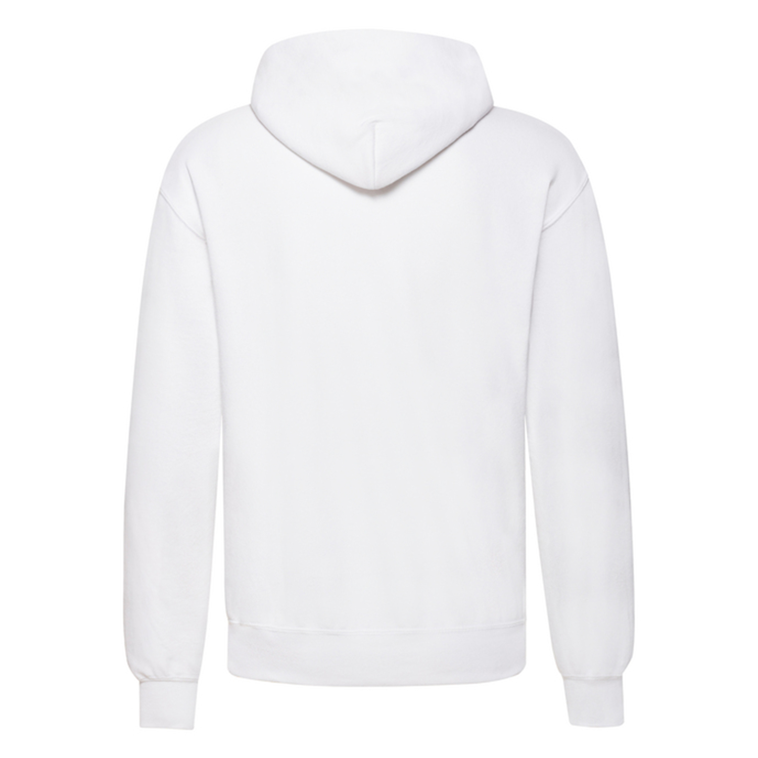 Fruit Of The Loom (Vit) hoodies herr – bild 2