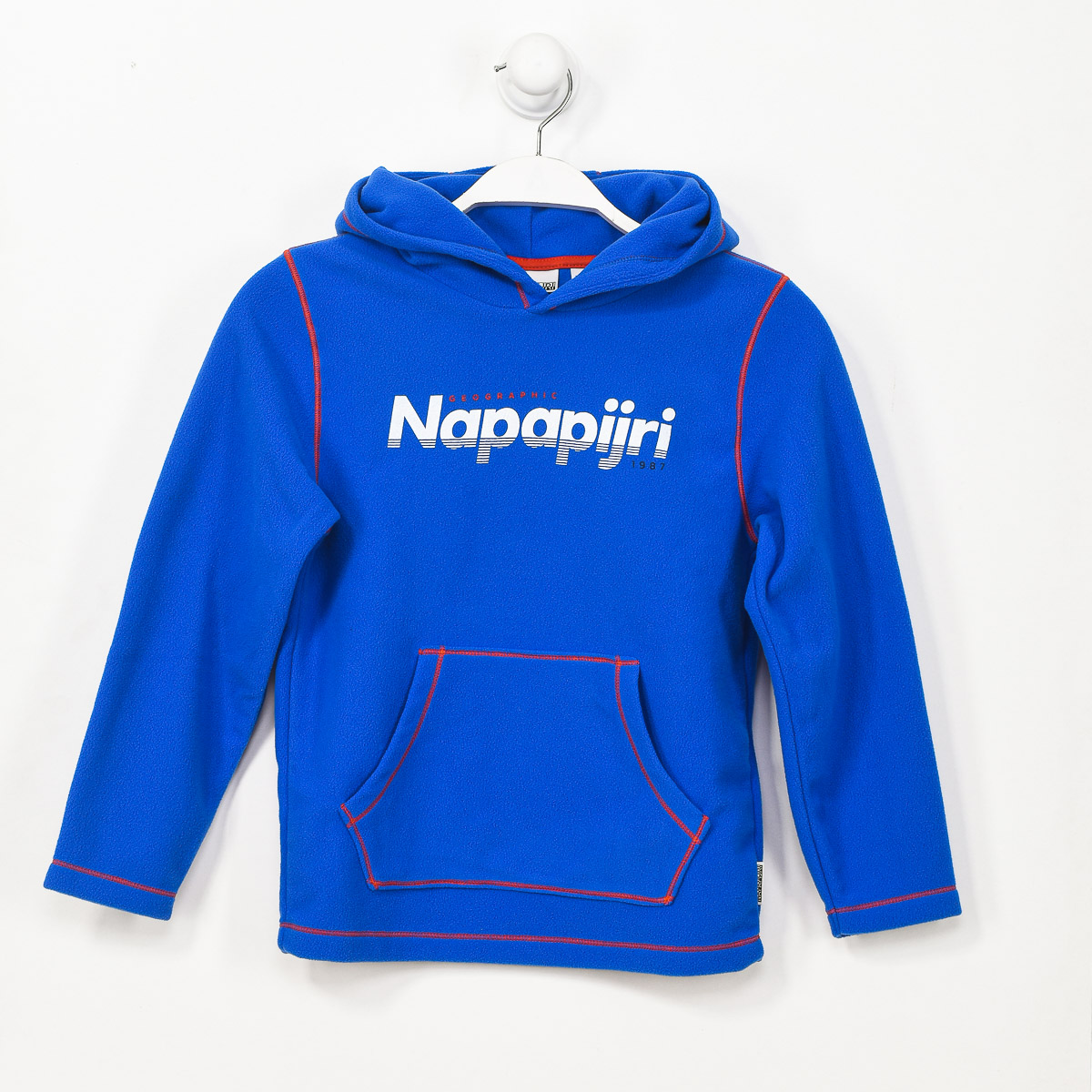 K TAU Fleece-Sweatshirt hoher Hals mit Kapuze GA4EPP Junge